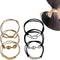 Fashion Hair Ties Bracelets with Metal Chain, Thin Hair Tie Korean Like Cute Bracelets on your Wrist Boho Hair Ties for Women Girls and Men...
