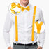 Bow Tie and Suspenders for Men, Adjustable Derby Wedding Gatsby Costume Mens Bow Ties and Suspenders Bowtie Bretelles for Men...