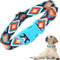 Dog Collar for Small Dogs with Blue African Tribal Mexican Native Boho Pattern, Adjustable Pet Collars for Girl Boy Puppy Dogs XS Small Medium Lar...