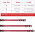 AUAUY Reflective Nylon Dog Collars, Adjustable Classic Pet Collars with Soft Neoprene Padding, Double Security Dual D-Ring and Quick Release Buckl...