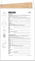 McCall's Men's Old West Sheriff Costume Sewing Pattern Packet, Design Code M8400, Sizes 34-36-38-40-42...