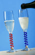 Wine Glass Charms Set of 8 Silicone Drink Markers for Cocktails, Martinis, Champagne Flutes and More...