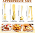 Cheese Butter Spreader Knives Set Charcuterie Accessories 16 Pieces Charcuterie Boards Utensils Stainless Steel Spreader Knife Mini Serving Tongs ...