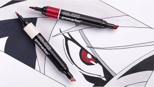 Winsor & Newton ProMarker Watercolor Marker, Mauve...