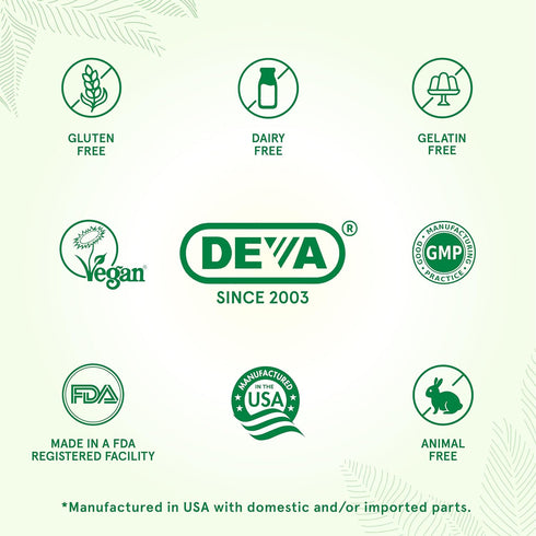 DEVA Nutrition Vitamins Astaxanthin 4mg, Vegan, Made from Haematococcus Pluvialis Microalgae, 30 Capsules, 2-Pack...