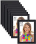 Langdon House 5x7 Picture Frames (Black, 12 Pack), Contemporary Frame Set, Wall Mount or Table Top, Prosperity Collection...