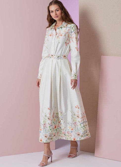 Vogue Misses' Two-Piece Dress Sewing Pattern Packet, Design Code V2007, Sizes 8-10-12-14-16, Multicolor...