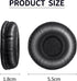 Ear Pads for Jabra Evolve 20 20se 30 30II 40 65 65+Replacement Ear Cushion Foam Cover Compatible with Jabra Evolve 20 30 40 65 Headphone (Black ea...