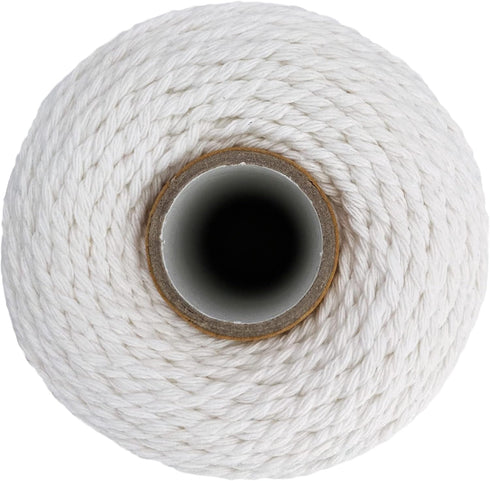 Butchers Twine String,500 Feet Natural Cotton Twine String Cooking Kitchen Twine for Crafts Roasting Gift Wrapping DIY Decoration Gardening Packin...