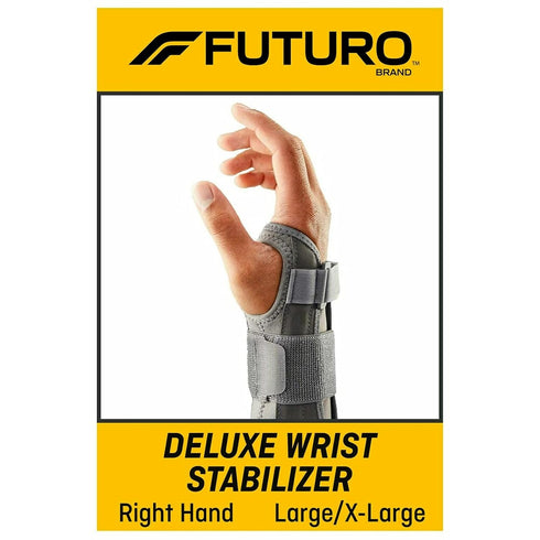 FUTURO Deluxe Wrist Stabilizer Right Hand, L/XL...
