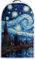 Blender Cover Dust Cover Starry Night Food Processor Cover with Top Handle Small Kitchen Appliance Covers Anti Fingerprint Coffee Maker Cover Kitc...