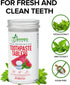 200 Pack Natural Toothpaste Tablet Bits - Chewable Mouthwash Whitening Burts Bees Bite Tablets for Teeth SLS & Fluoride Free Eco & Travel Friendly...