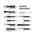 10Pcs Hairdressing Comb Set Hair Styling Pro Kit Professional Barber Salon Gift Black Colour Set - Portable Set Hair Care Style Accessory Comb for...
