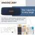 ANGOOBABY Small Pencil Case Student Pencil Pouch Coin Pouch Cosmetic Bag Office Stationery Organizer For Teen School-Dark Blue...