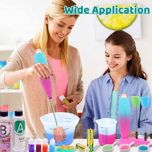 Epoxy Resin Mixer,Paint Mixer,Electric Stirrer Resin Mixer for Minimizing Bubbles, Epoxy Resin Mixer, Resin Stirrer for Resin, Silicone Mixing, DI...