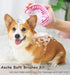 4Pack Pet Grooming Brush Kit, Aoche Dog Bath Brush Flea Comb for Dogs Pet Shampoo Brush Soothing Massage Rubber Comb Flea Lice Comb Cat Tear Stain...