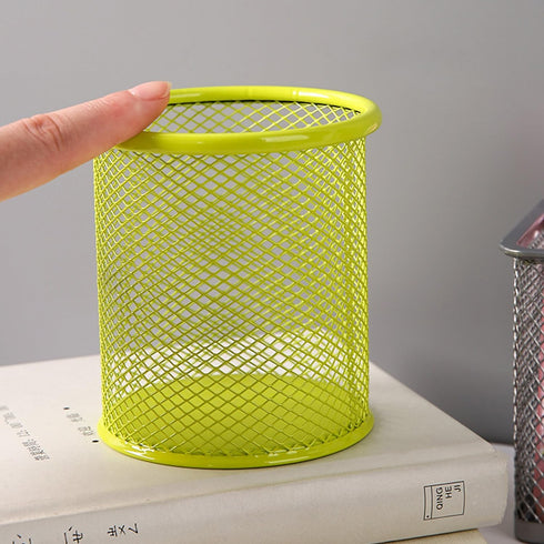 Pen Holder Pencil Organizer for Desk Mesh Cup Marker Tape Clip Scissors Container for Office Desk School Student and Teacher Desk...