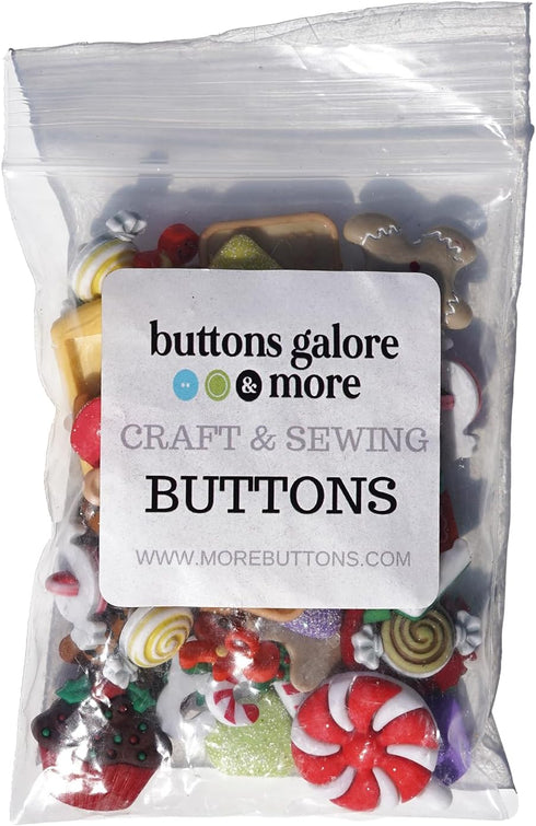 Buttons Galore Gingerbread Super Value Pack Craft Buttons, Brown 50 Pack...