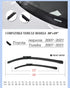 2 Factory Wiper Blades Replacement for Toyota Sequoia 2007-2021/ Tundra 2007-2021 Original Equipment Windshield Wiper Blades Set - 26"+23" (Set of...