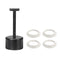 MECCANIXITY E26/E27 Socket Ring Removal Tool T Type with Lamp Shade Socket Rings for Medium Base, Light Replacing Accessories, White Pack of 5...