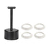 MECCANIXITY E26/E27 Socket Ring Removal Tool T Type with Lamp Shade Socket Rings for Medium Base, Light Replacing Accessories, White Pack of 5...