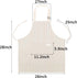 Lofekea Aprons 2 Pack Adjustable Bib Aprons with 2 Pockets Cotton Linen Cooking Kitchen Chef Apron for Women and Men...