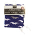 Kushies Baby On The Go Wet Bag, Blue Whale/Navy Moustache, Large...