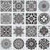 16Pcs (6 x 6 Inch) Reusable Stencils, Mandala Stencils Mandala Dot Painting Templates Stencil for DIY Painting Art Scrapbook...