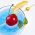 PuTwo Cocktail Picks Handmade Bamboo Appetizer Toothpicks 100 Counts 4.7” Yellow Pearls...