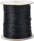 Pandahall 1Roll/91m/100Yards 2mm Waxed Polyester Cord Thread Beading String with Spool for Braided Bracelets Jewelry Making Macrame Supplies Black...