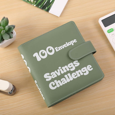 100 Envelopes Money Saving Challenge, Small 1000 Savings Challenge Binder with Cash Envelopes, Budget Binder for Budgeting and Organizing, Easy & ...