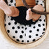 Changing Pad Cover Set | Cradle Sheet 2 Pack 100% Jersey Cotton Black and White Abstract Stripes and Dots by Ely's & Co...