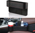 Amiss Car Seat Gap Filler Space Storage Box, Console Coin Side Pocket,Multi-Function Automotive Front Seat Tray Crevice, Extra Cup/Sunglass Holder...