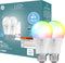 GE LED+ Color Changing LED Light Bulbs with Remote, 9.5W, No App or Wi-Fi Required, A19, CAC (2 Pack)...