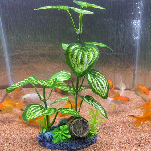 Aquarium Silk Plants for Betta Fish Tank, Aquarium Plant Aquatic Water Grass Foreground Decor?Fish Tank Decorations(4PCS Green Grasses)...