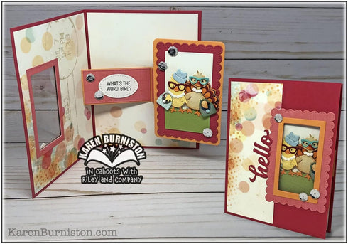 KB Riley Karen Burniston Dies-Rockin' Rectangle Pop-Up, Silver...