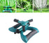 Sprinklers for Yard, 3-in-1 Garden Lawn Sprinkler with 360-Degree Rotation, Large Coverage Area, 4 Arms, Water Sprinkler for Lawn, Outdoor Irrigat...