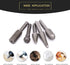 5 PCS Rotary Drill Bit Set Woodworking Rasp Wood Carving Bits 1/4” Shank Power Carving Bits Rotary Burr Set...