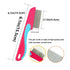Dog comb,Cat comb,Pet combs,Metal Dog Comb,Pets Steel Comb,Cat Grooming Comb,Dog Grooming Comb (Silver+Pink)...