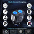 2 Sockets Cigarette Lighter Splitter with Large Voltmeter, BUVAYE 5 in 1 Fast Charge USB C Car Charger Adapter, Dual Car Cigarette Lighter Adapter...