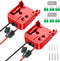 2 Packs Power Wheels Adapter for Milwaukee M18 Battery Adapter 18V Power Wheels Battery Conversion Kit with Switch, Fuse & Wire Terminals, 12AWG W...