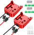 2 Packs Power Wheels Adapter for Milwaukee M18 Battery Adapter 18V Power Wheels Battery Conversion Kit with Switch, Fuse & Wire Terminals, 12AWG W...