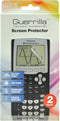 Guerrilla TI84SP Military Grade Screen Protector 2- Pack For Texas Instruments TI 84 Plus Graphing Calculator...