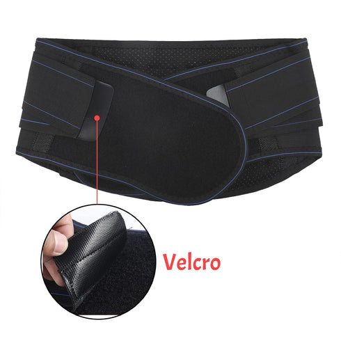 Self Heating Waist Back Support Belt with Detachable Magnet Steel Plate Adjustable Therapy Lumbar Brace for Pain Relief...