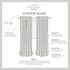 Exclusive Home Loha Linen Grommet Top Curtain Panel Pair, 54"x84", Black Pearl...