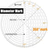 Round Center Finder Tool Woodworking Compass for Wood Turner Bowl lathe Acrylic Drawing Circle Diameter (200mm/8")...