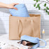 3 Pieces Cotton Quilted Makeup Bag Set Coquette Cosmetic Bag Aesthetic Travel Toiletry Bags Cute Pouch Kawaii Aesthetic for Women (Blue Flower)...