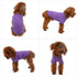 Lovelonglong 2019 Pet Clothing Dog Costumes Basic Blank T-Shirt Tee Shirts for Small Dogs Purple L...