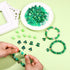 2566PCS+ St. Patrick's Day Beads for Jewelry Making Green Heishi Pearl Star Letter Clay Wooden Irish Round Loose Beads with Enamel Luck Shamrock H...