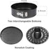 7 Inch Springform and Bundt Pans, Non-stick Cheesecake and Ice-Cream Cake Bakeware,Carbon Steel Tube Pan 2 in 1 with Removable Bottom and Quick-Re...
